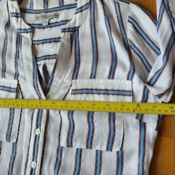 Guess Shirt Dress with gold detailing size small - Picture 10 of 14